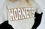 Hornets Chenille Varsity Colorblock Sweatshirt | Women's