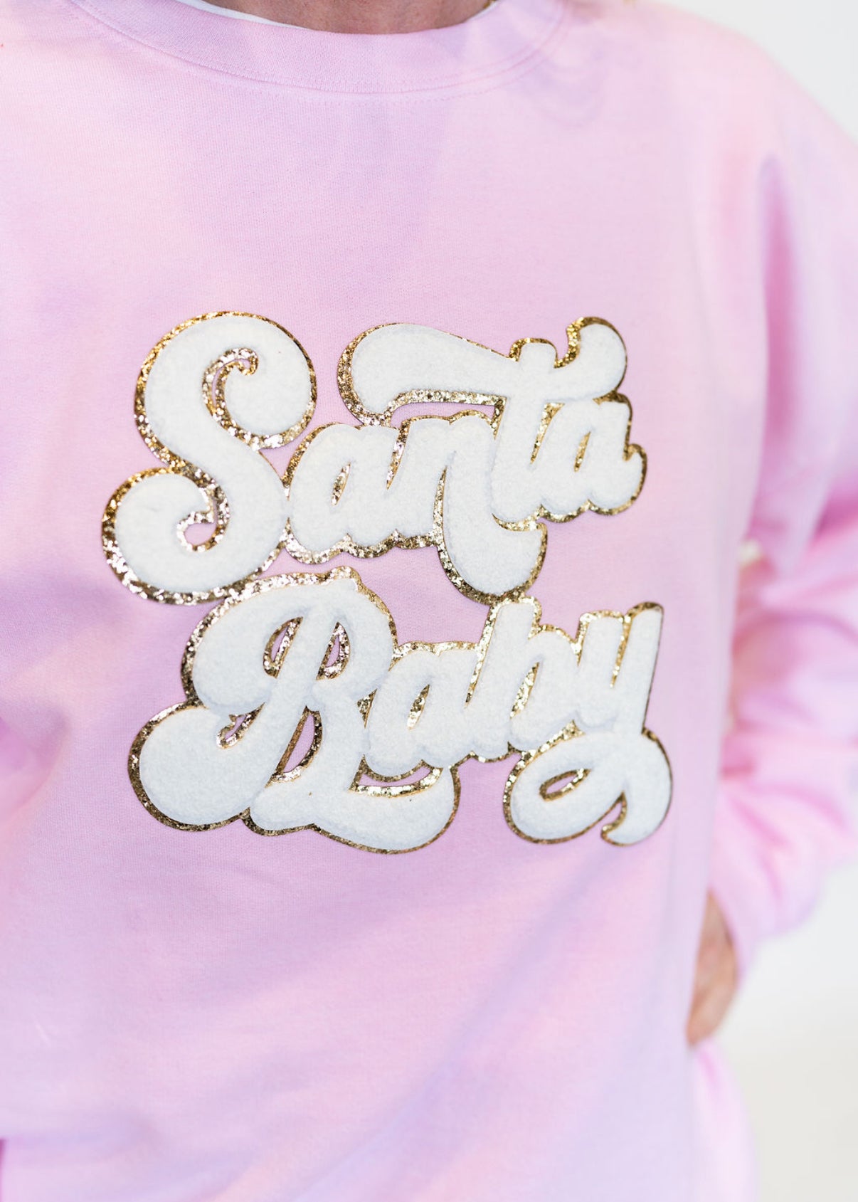 Pink Santa Baby Crew