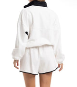 Katydid White Quarter-Snap Two-Piece Athletic Set | Women's
