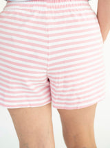 Lulu Mac Stripe Mono-Tag Short-Light Pink | Women's