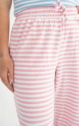 Lulu Mac Stripe Mono-Tag Pant-Light Pink | Women's