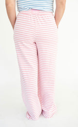 Lulu Mac Stripe Mono-Tag Pant-Light Pink | Women's