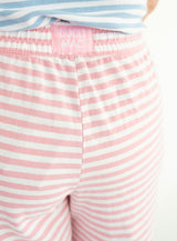 Lulu Mac Stripe Mono-Tag Pant-Light Pink | Women's