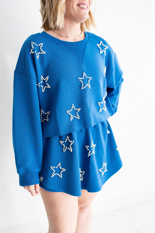 Simply Southern Starry Eyed Pearl Set-Royal Blue