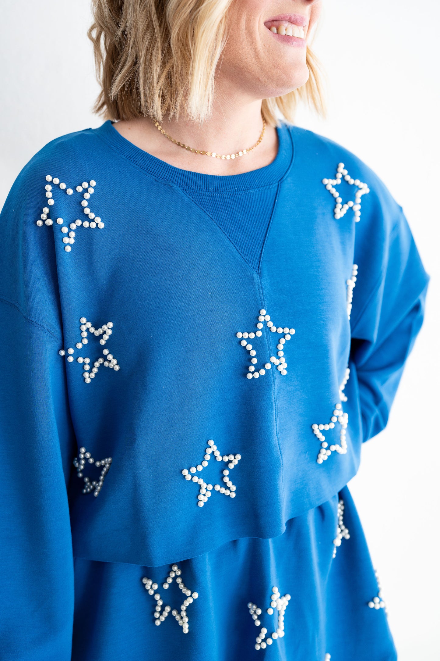 Simply Southern Starry Eyed Pearl Set-Royal Blue