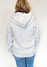 Ampersand Avenue University Full Zip-Grey Lace