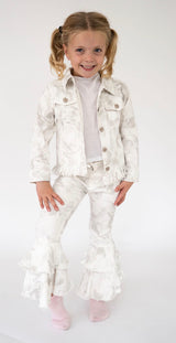 City Scout Winter Camo Fringe Button Denim | Toddler & Youth