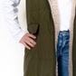 Cozy Chic Reversible Longline Vest – Olive