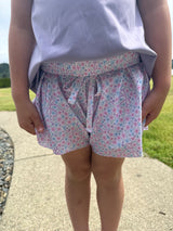 Pastel Bloom Butterfly Shorts | Toddler & Youth