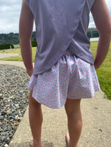 Pastel Bloom Butterfly Shorts | Toddler & Youth