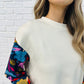 Sing a Melody Floral Sleeve Top