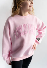 Lulu Mac Adult Mono Crew-Light Pink