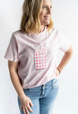 Pink Diet Coke Chenille Patch Tee