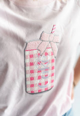 Pink Diet Coke Chenille Patch Tee