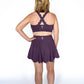Scalloped Perfection Skort– Plum