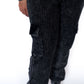 Washed Corded Joggers – Charcoal Black