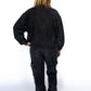 Washed Corded Joggers – Charcoal Black
