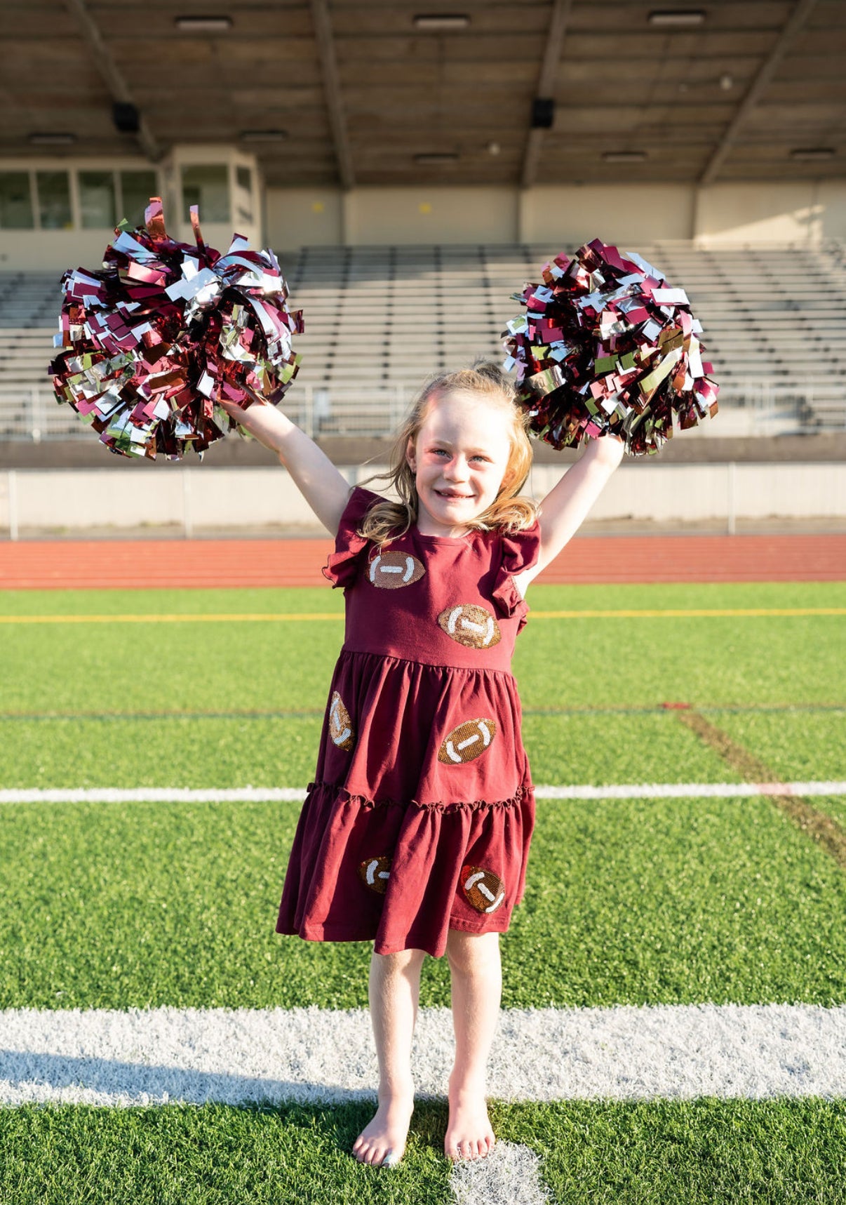 Friday Night Lights Dress – Sequin Football Edition