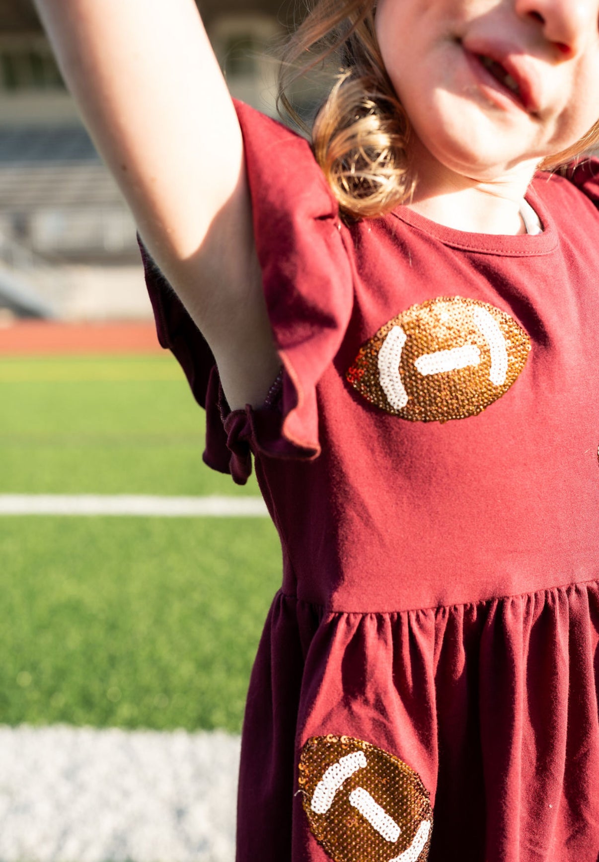 Friday Night Lights Dress – Sequin Football Edition