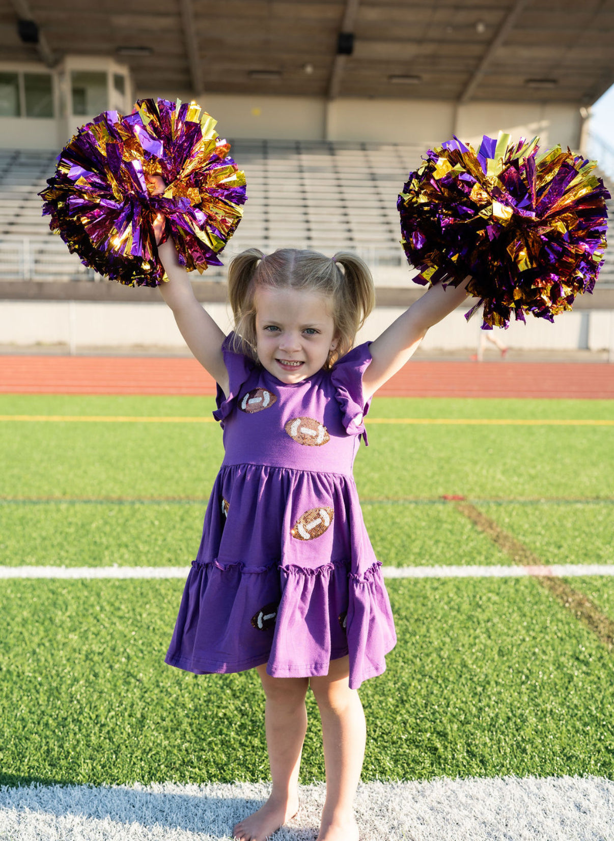 Friday Night Lights Dress – Sequin Football Edition
