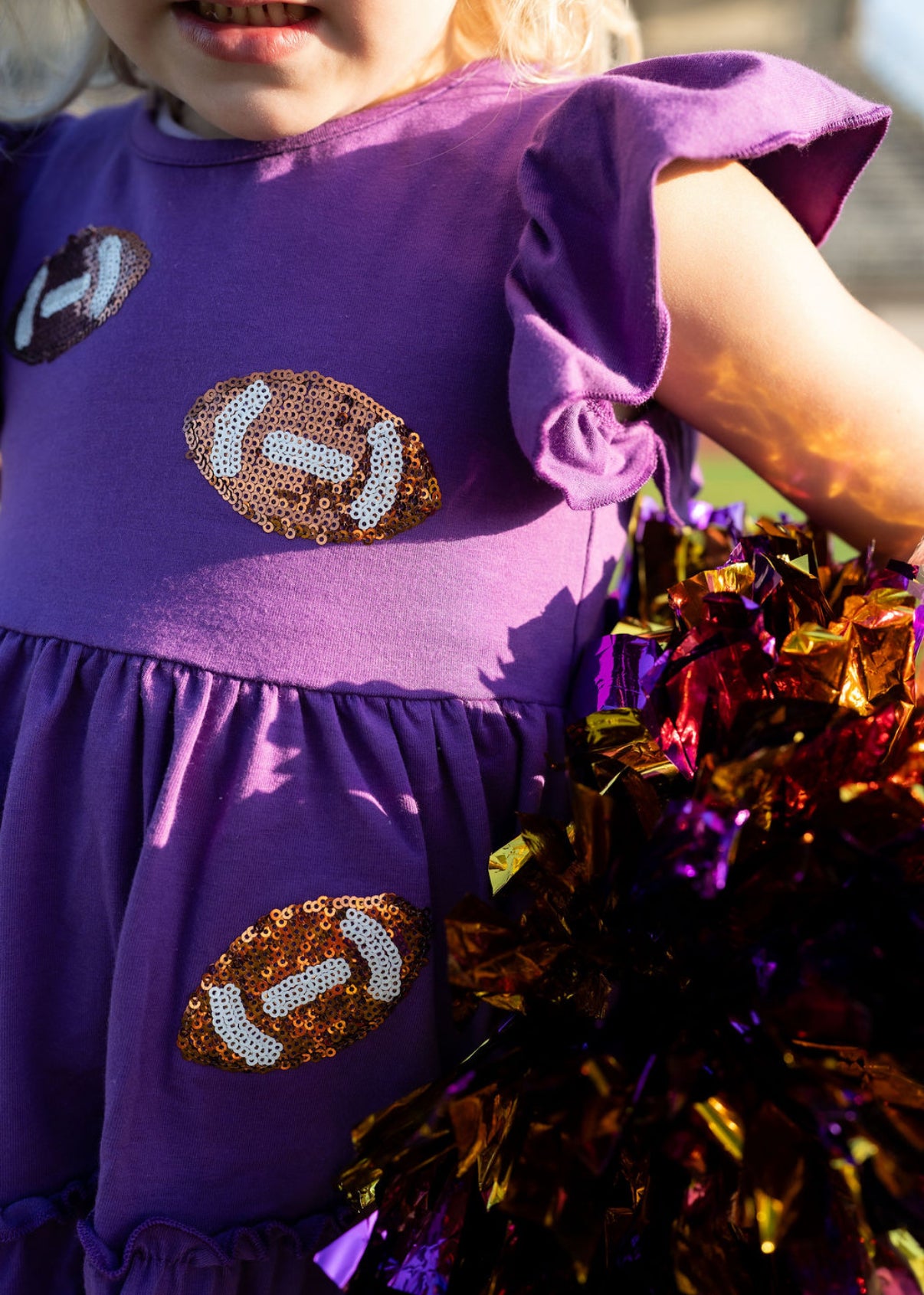 Friday Night Lights Dress – Sequin Football Edition