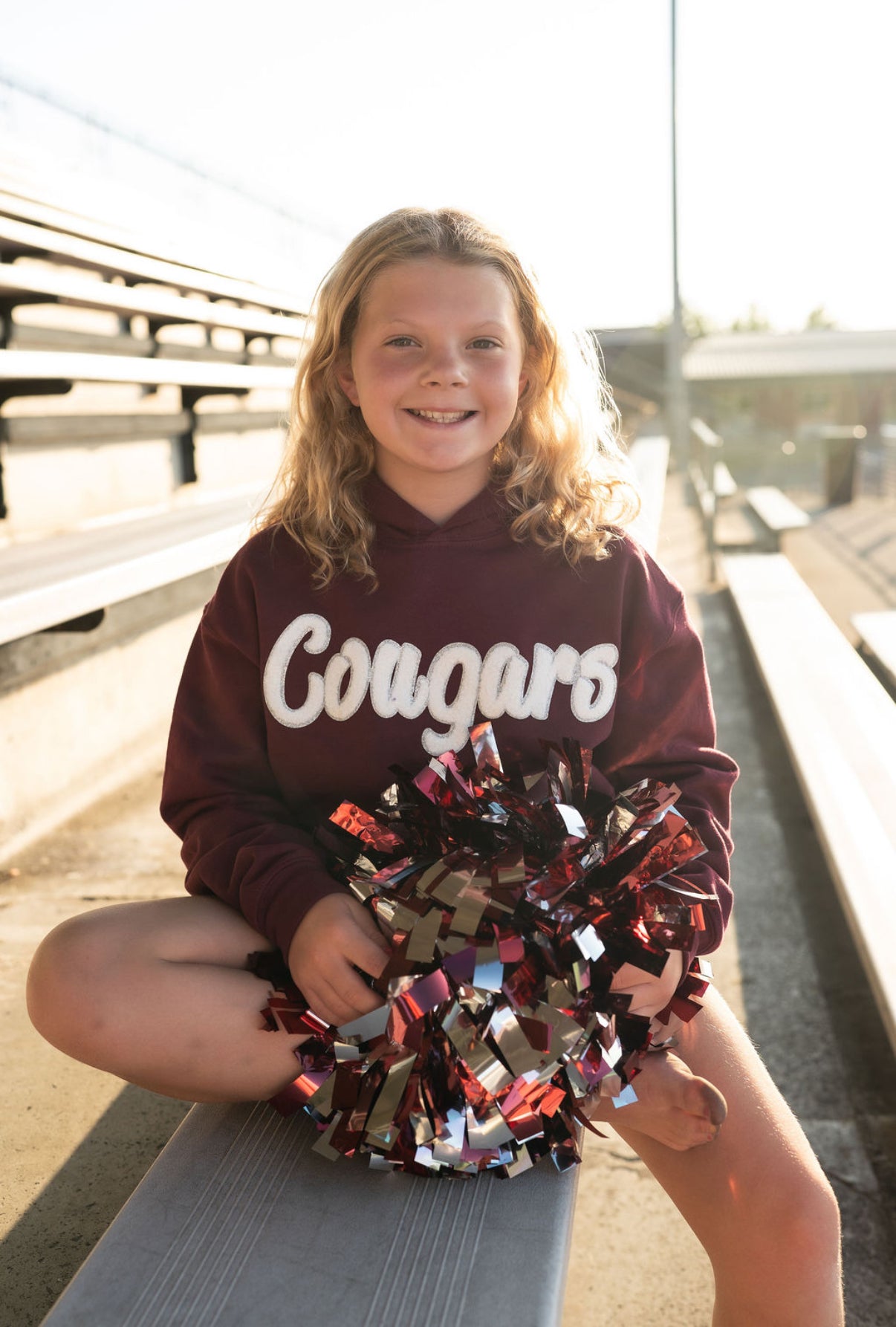 Cougar Patch Hoodie-Youth