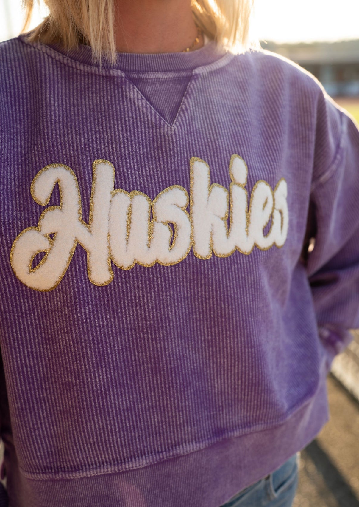 Huskies Corded Crew
