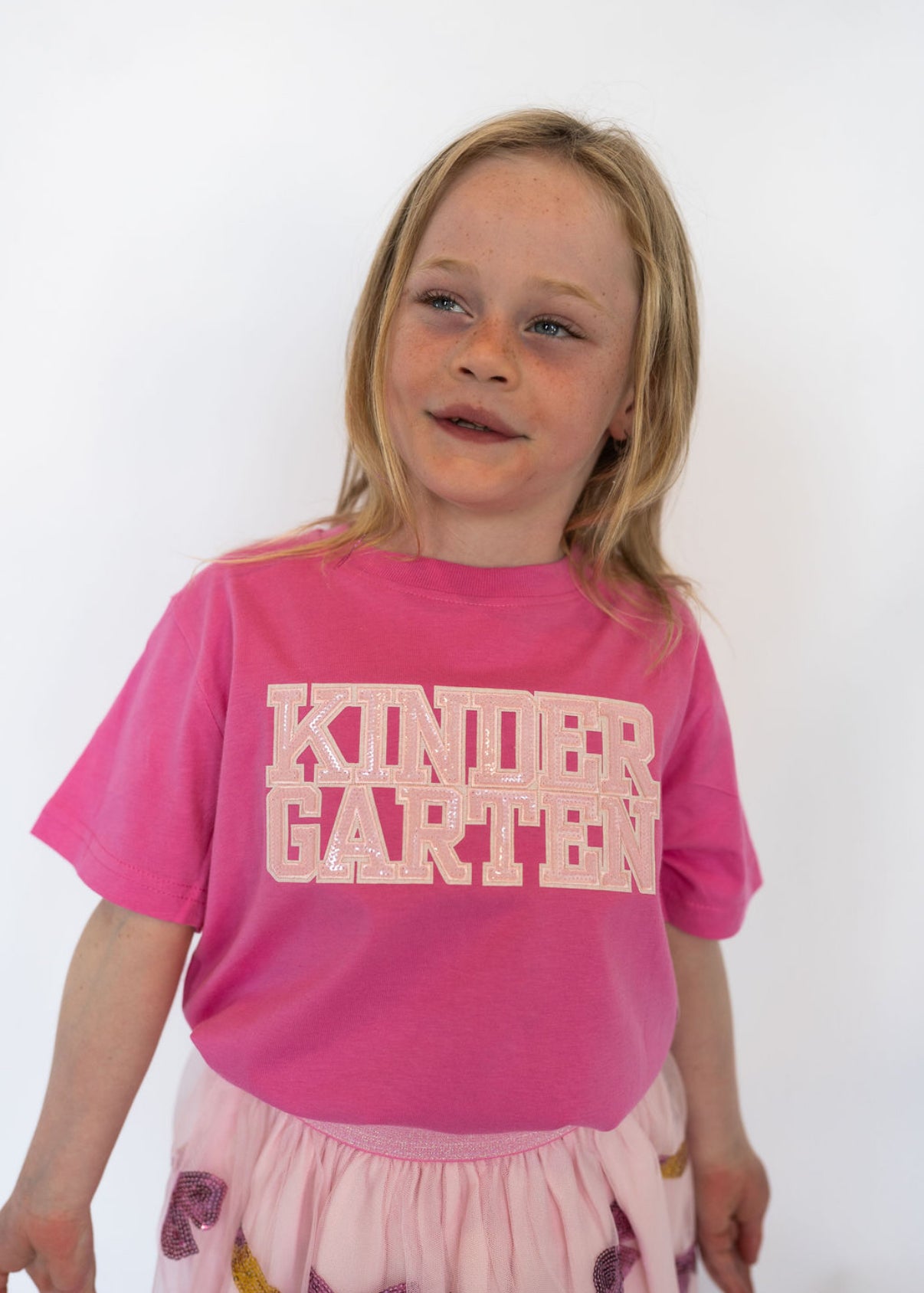 Sweet Wink Kindergarten Tee-Pink