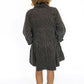 Veveret Washed Black Denim Sparkle Dress