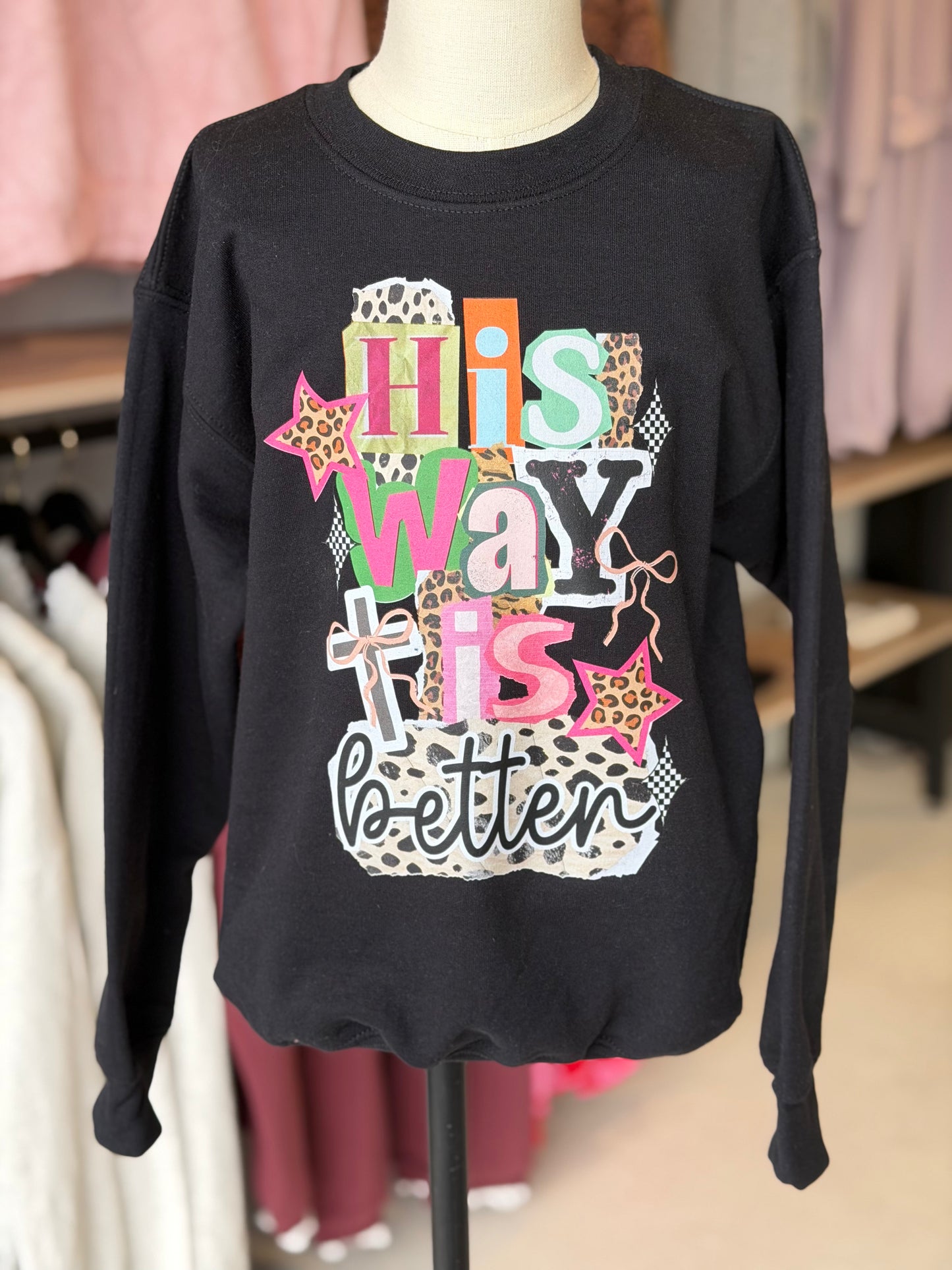 Youth" His Way's Better" Crew Neck