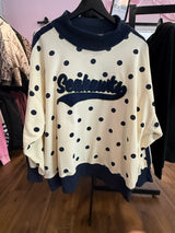 Seahawks Polka Dot Mock Neck | Women's