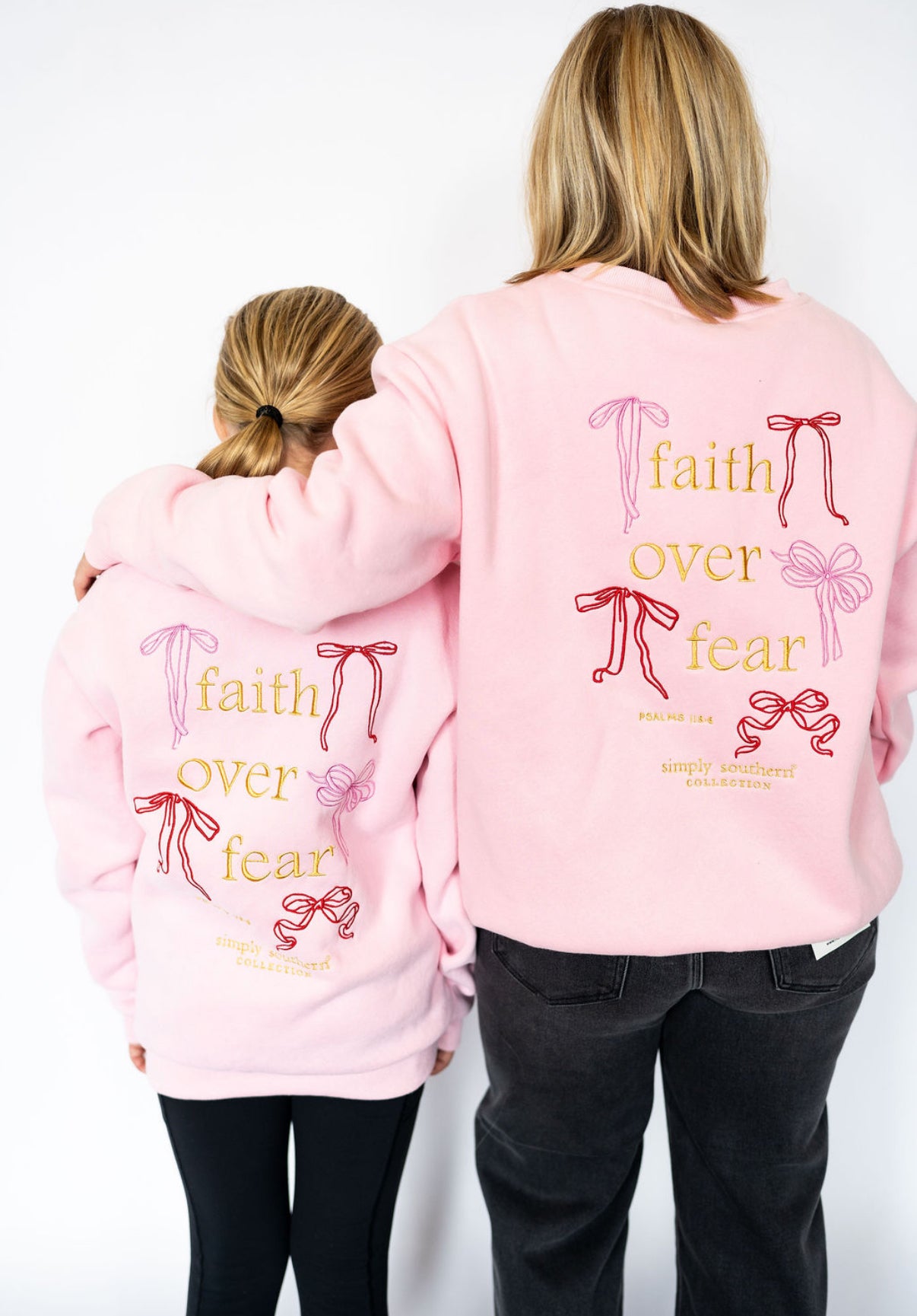 Youth Simply Southern Faith Over Fear Crewneck