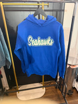 Old School Blue Seahawk Hoodie | Unisex