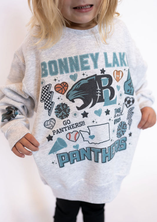 Bonney Lake Graphic Crew Neck-Youth