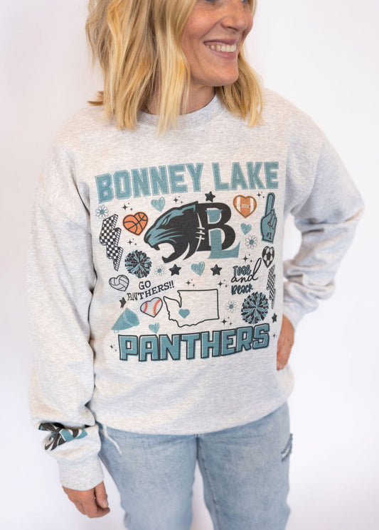 Bonney Lake Graphic Crew Neck-Adult