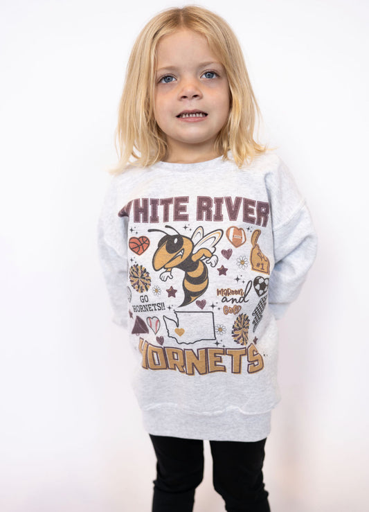 White River Graphic Crew Neck-Youth