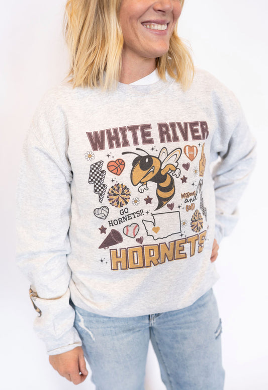 White River Graphic Crew Neck-Adult