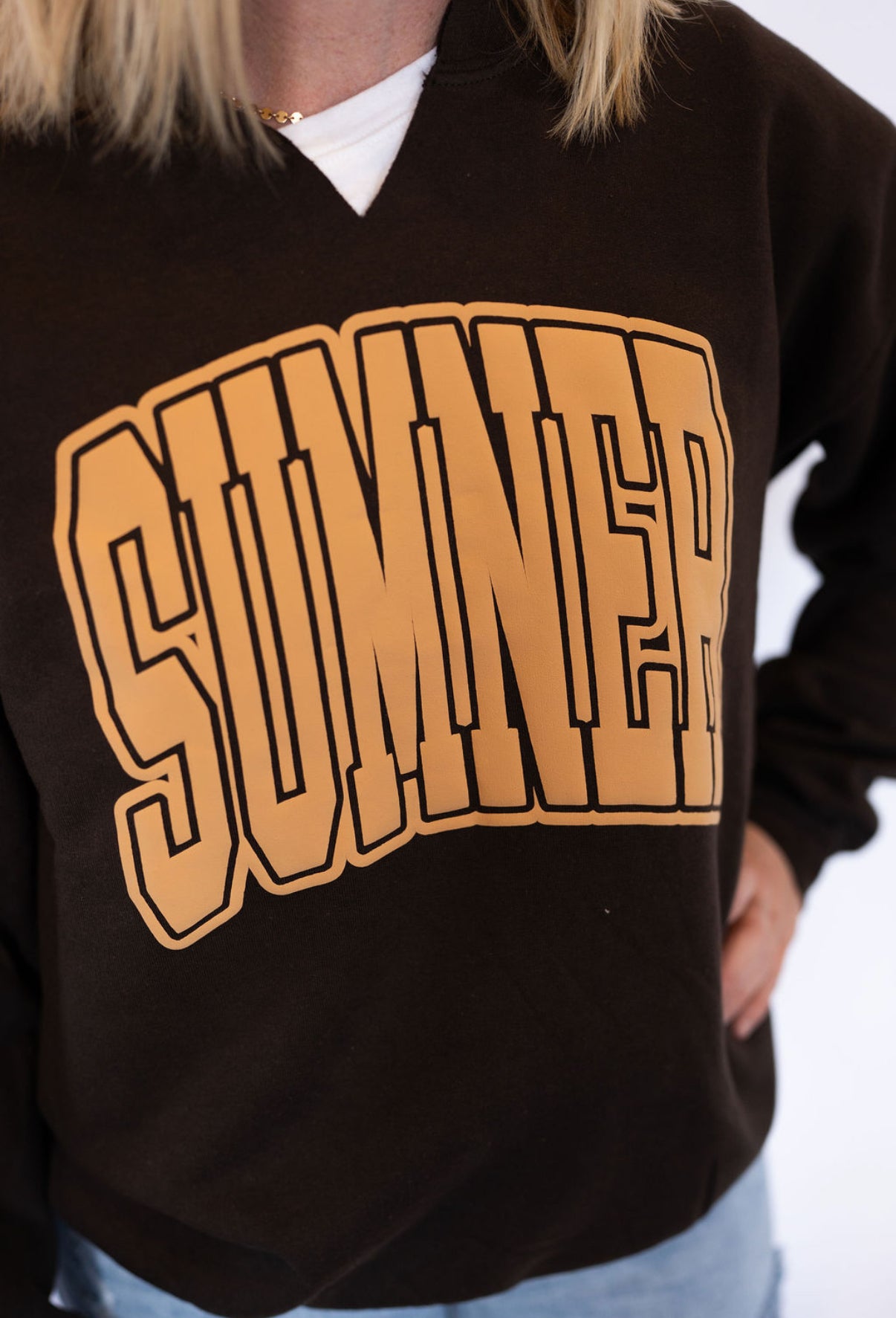 Chocolate Sumner Crew Neck