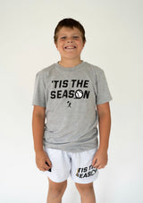 Baseballism Tis The Season T-Shirt (Grey) - Youth