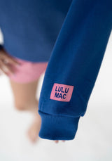 Lulu Mac Youth Royal & Pink Puff Crew | Youth