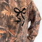 Simply Southern Camo Black Bow Hoodie