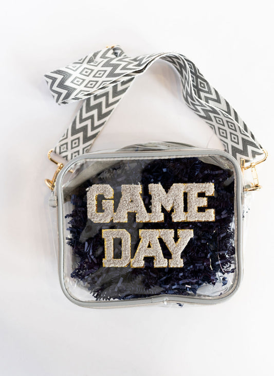 Clear Game Day Bag- Gray