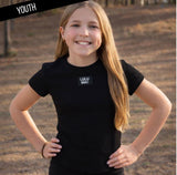 Lulu Mac Black Babydoll Tee | Youth