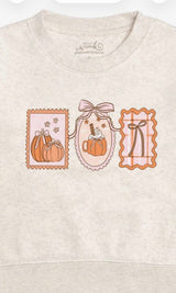 Sweet Wink Pumpkin Cameo Sweatshirt | Toddler & Youth