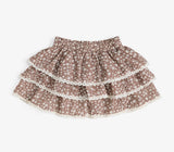 Sweet Wink Mocha Floral Skort | Toddler & Youth