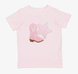 Sweet Wink Bandana Cowgirl Patch Western Short Sleeve T-Shirt | Toddler & Youth