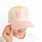 Embroidered “MINI” in bubblegum pink, Cream crown with light pink bill, Adjustable snapback for a perfect fit, Ponytail-friendly design for little fashionistas, Lightweight & comfy for everyday play
