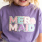 toddler tee with chenille mermaid patch, soft and comfy, cute mermaid patch