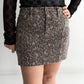 Hidden Jeans Cheetah  Print Mini Skirt