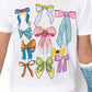 Princess-Inspired Bows Tee – Toddler & Youth sizes, 100% cotton, bow graphics with princess flair